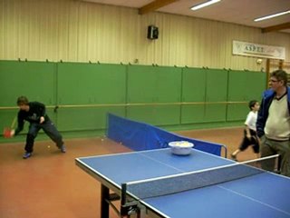 Entrainement section tennis de table