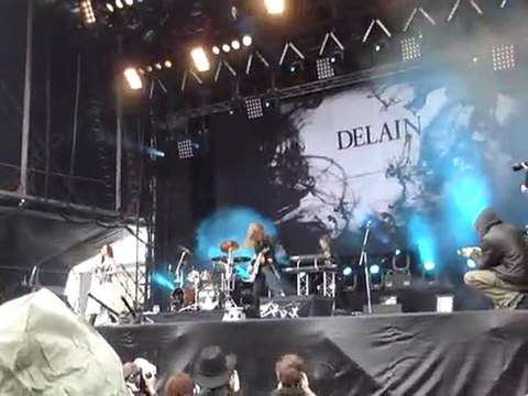 Hellfest 2010 - Delain - Entrée en scène