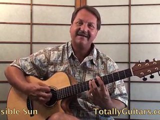 The Police - Invisible Sun Guitar lesson