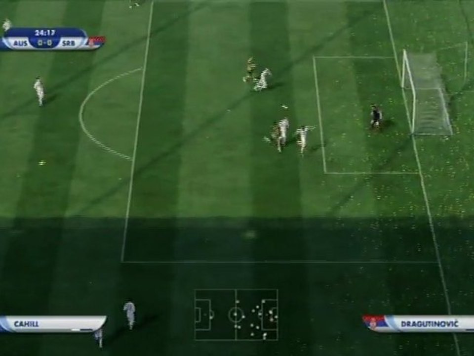 Australie - Serbie Coupe du Monde FIFA 2010 Partie 1