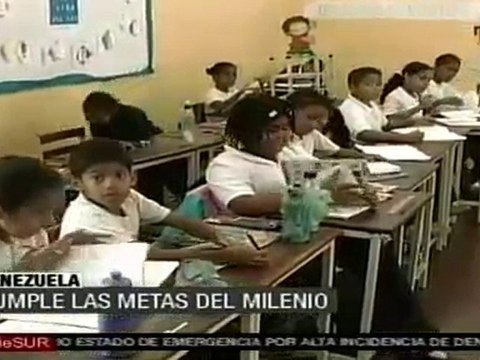 Venezuela cumple las metas del milenio