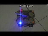 Transforming Amphibious RC Tank with Water Cannon