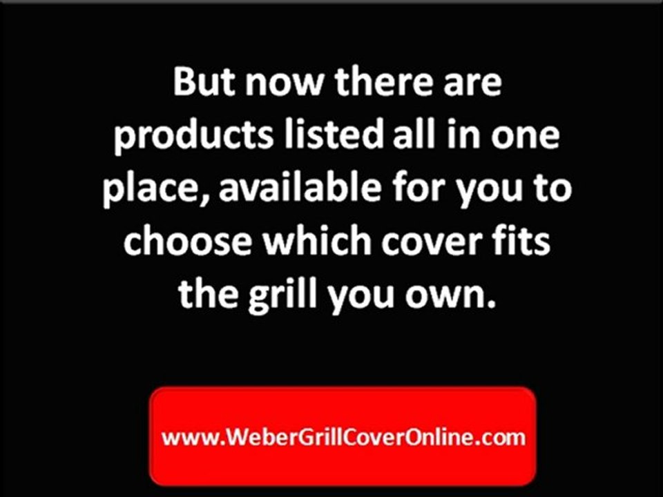 Weber Grill cover
