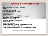 What is a Motivated Seller