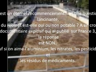 Du poison dans l'eau du robinet Troublent...