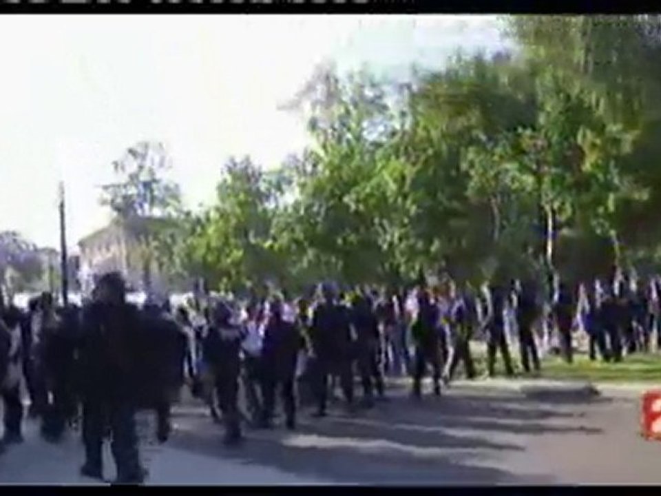 Supporters algériens à Paris - 23 juin 2010