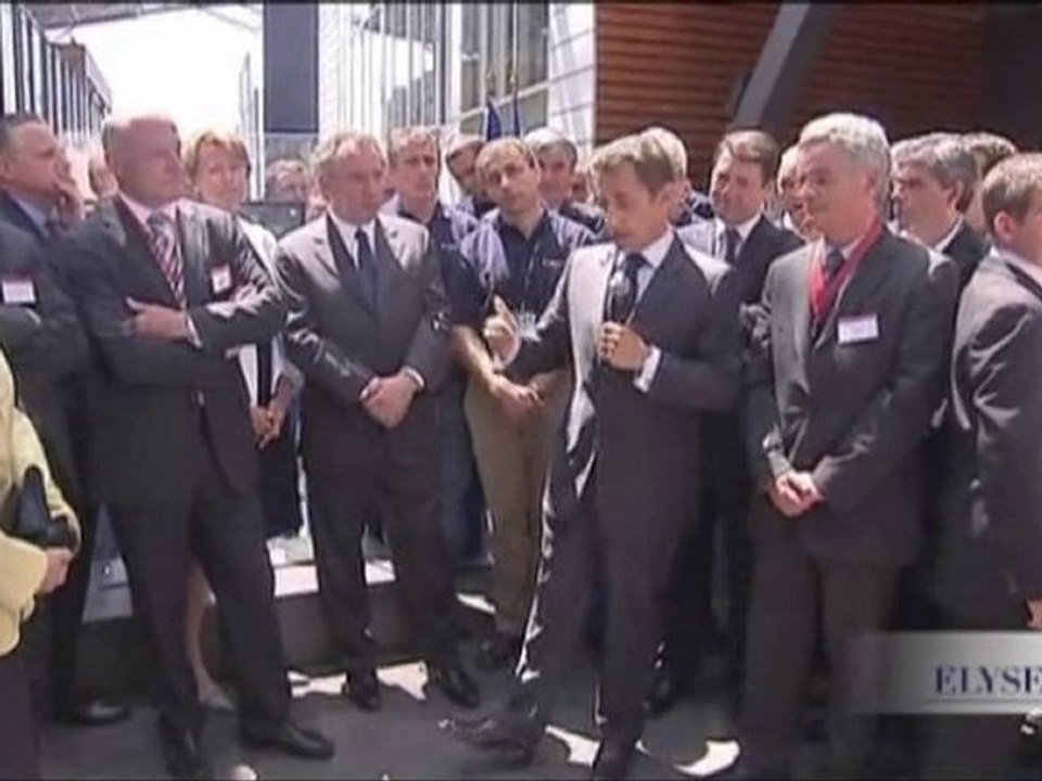 Allocution devant les salariés usine Joseph Szydlowski