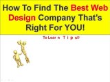 Tupelo MS Web Design - Finding The Best Web Design Company
