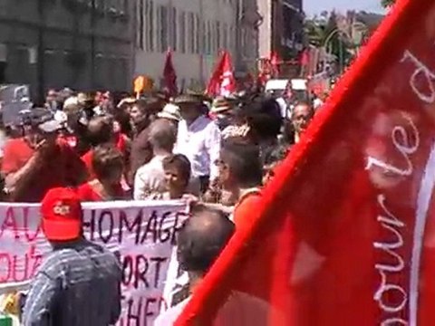 MANIFESTATION POUR LES RETRAITES A VESOUL