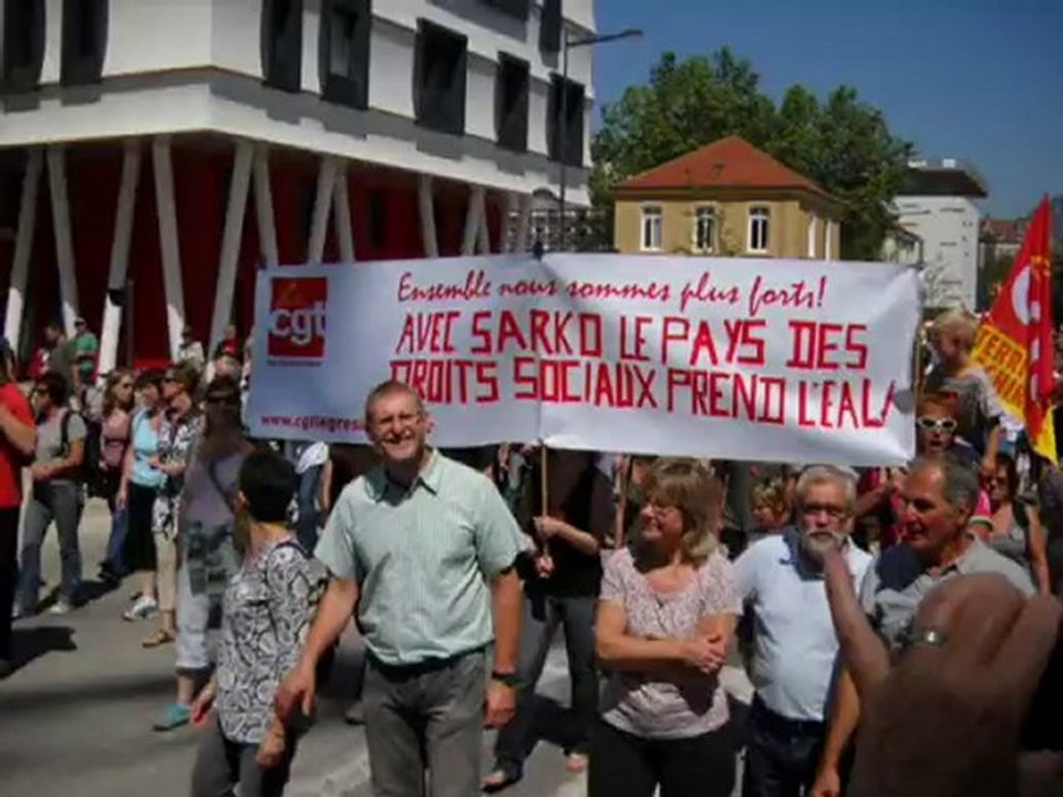 Manifestation Grenoble 24 juin 2010