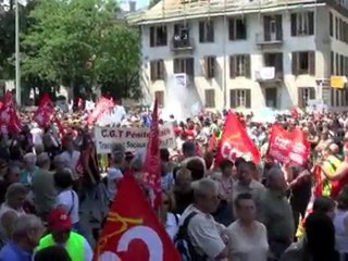 +6500 manifestants à Chambéry contre le projet de retraites