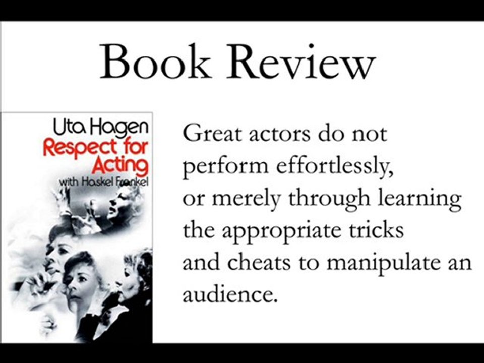 Respect For Acting Book Review