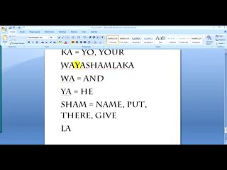 Pt.2  How To Read And Write The Hebrew, Numbers 6 24-26