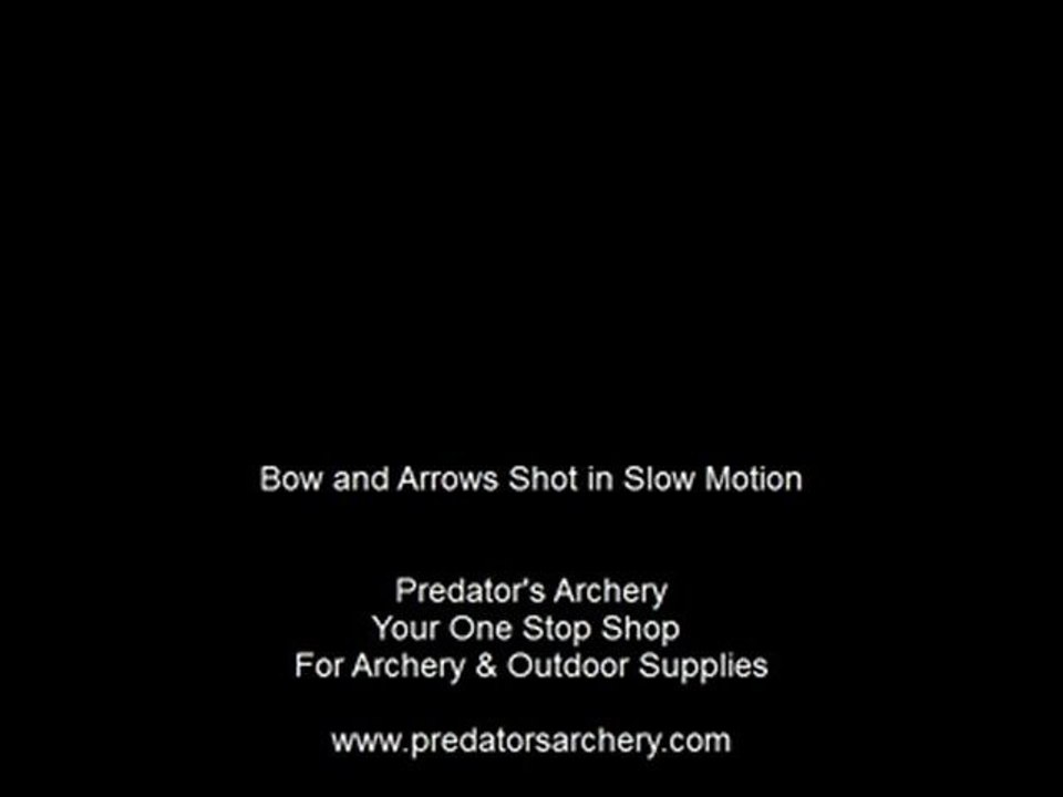 CrossBow Shooting an Arrow - Predator's Archery
