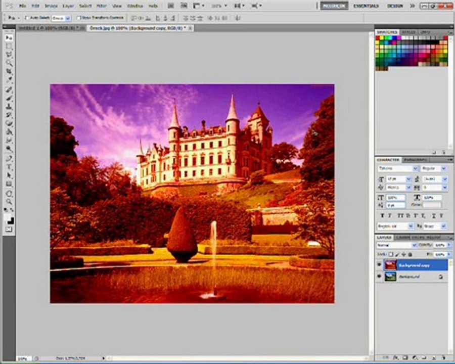 Photoshop İle Resimlerinize GünBatımı Efekti