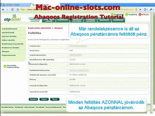 Abaqoos Registration Casino-Deposit Method Tutorial