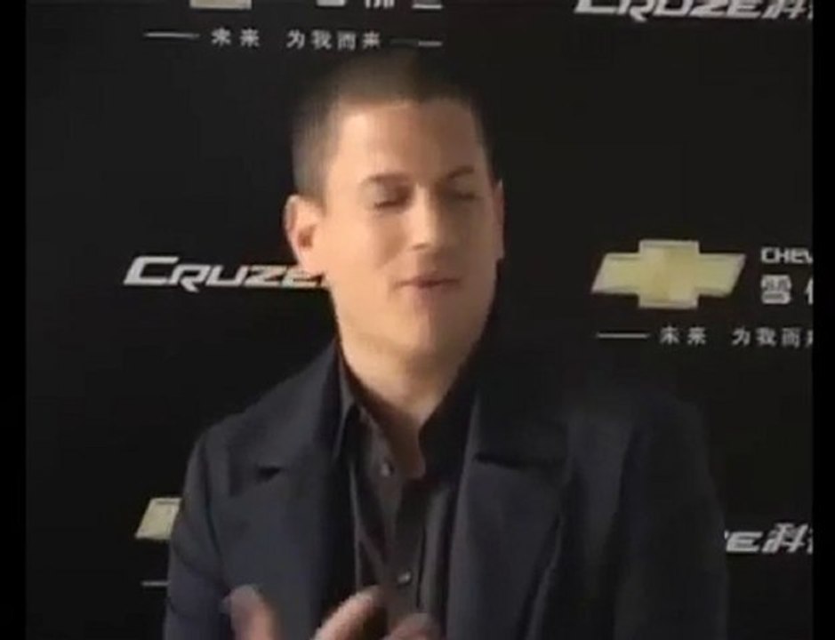 Wentworth in China at the Chevy Night Press Conference #2