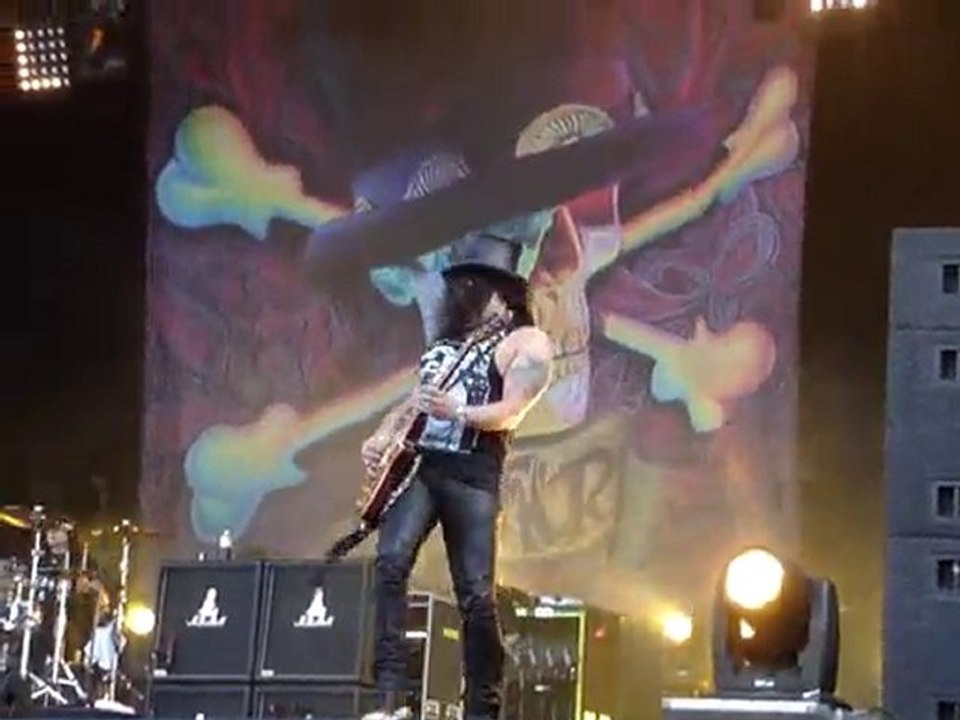 Hellfest 2010 - Slash - Entrée en scène