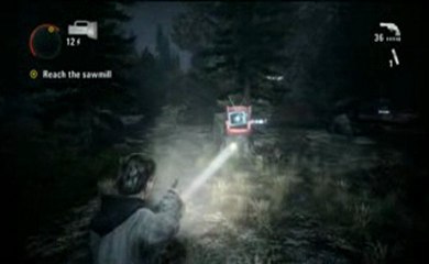 Alan Wake - DLC The Signal - Gameplay Invisible Taken