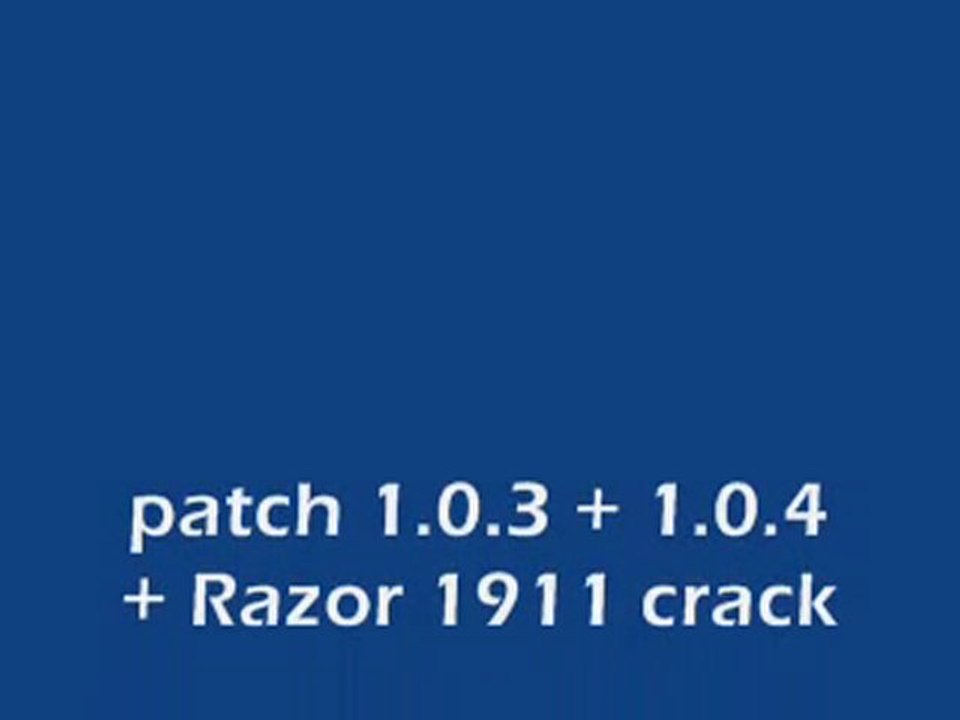 GTA 4 1.0.4 + 1.0.3 + razor 1911 crack