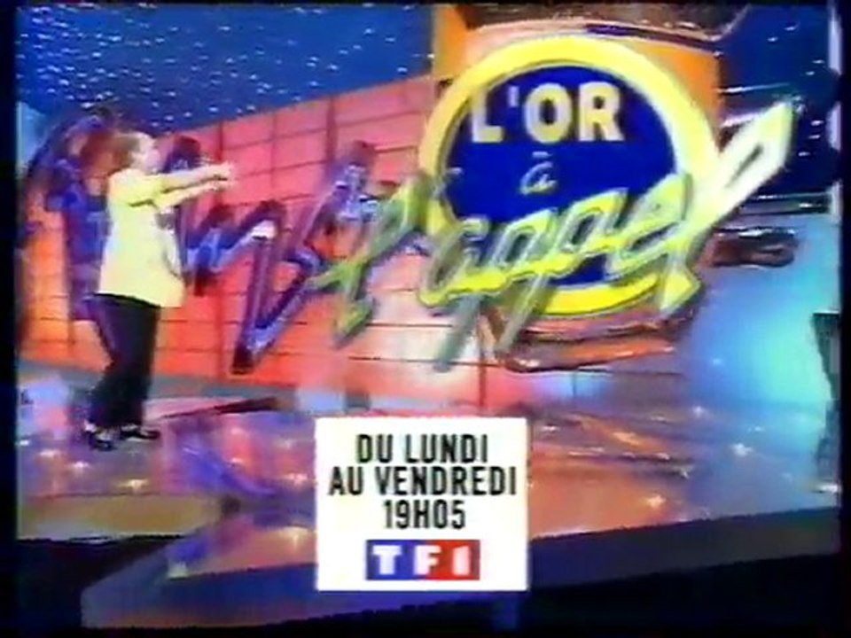 Bande Annonce De l'emission L'or a L'appel avril 1996 TF1