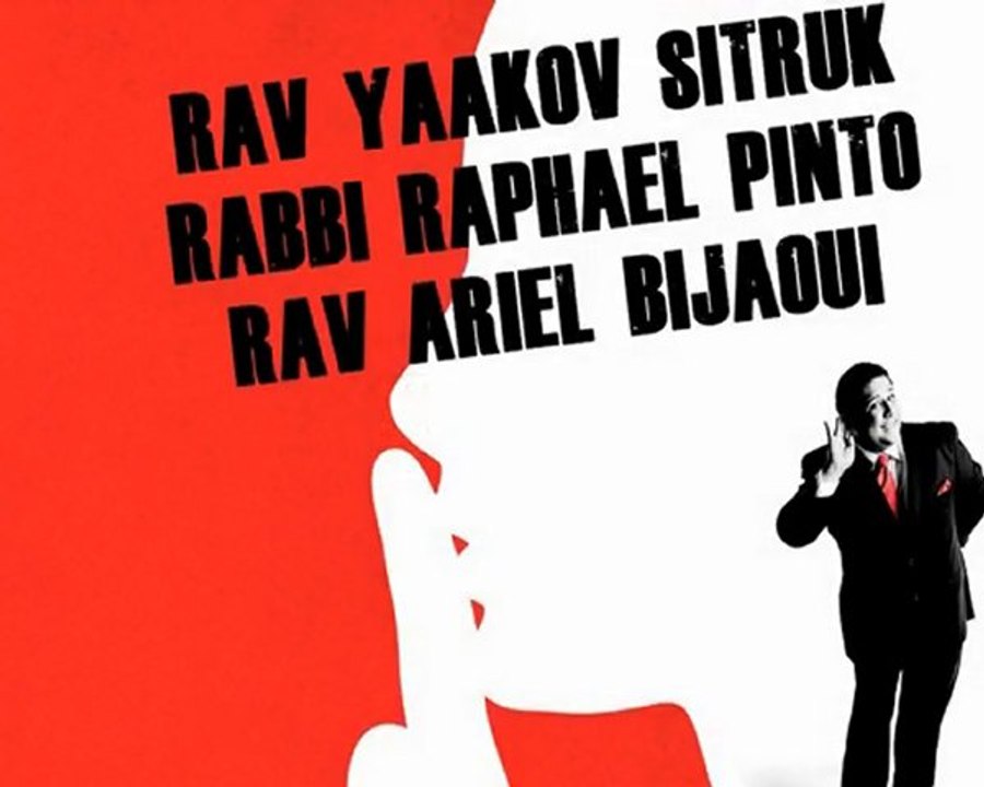 RAV SITRUK, RABBI PINTO, RAV BIJAOUI - NE LE DIS A PERSONNE