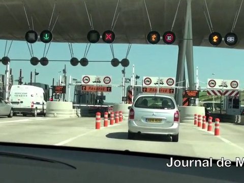 Viaduc de Millau - Mise en service du télépéage sans arrêt