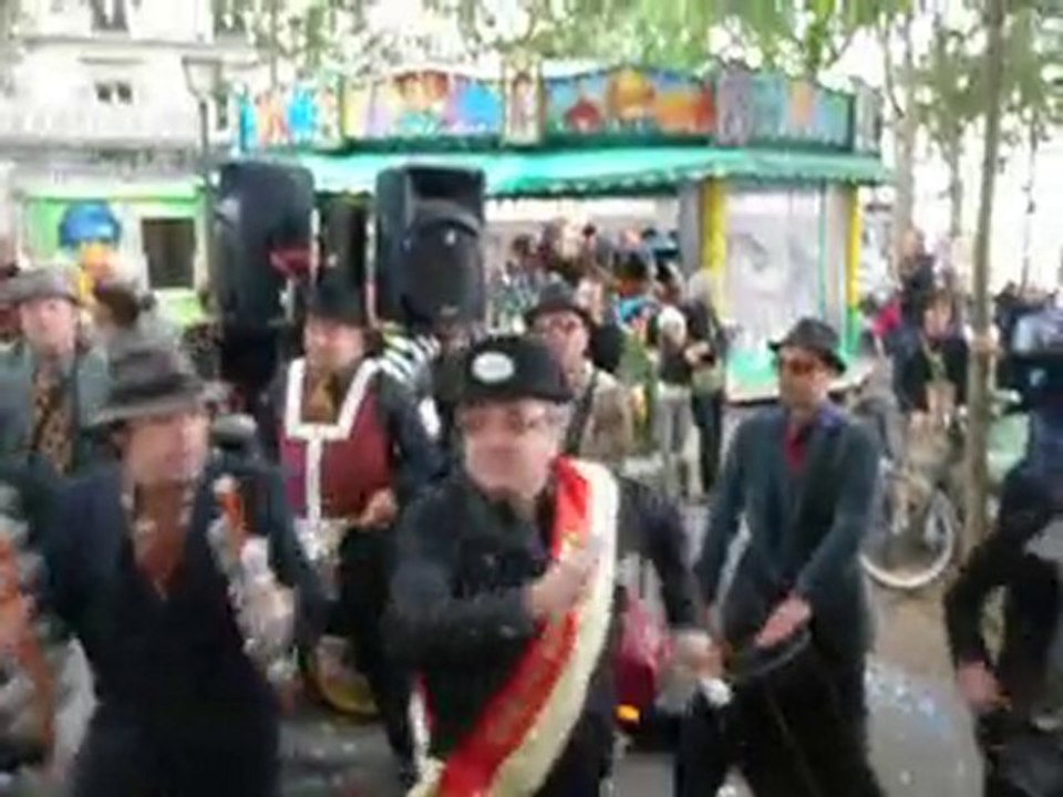 Nouvel an Belge à Montmartre.