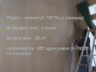 Installation of Antisone panels