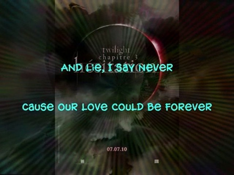 Neutron Star Collision (love is forever), Muse (twilight 3)
