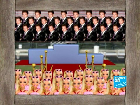 Algeria vetern Rafik Saifi slaps a female journalist