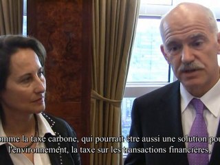 George Papandreou sur la crise en exclusivité pour Désirs d'