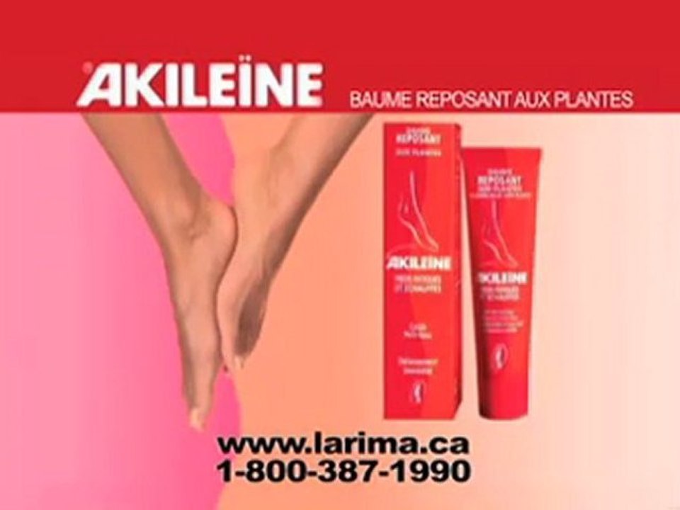 AKILEINE Baume Reposant aux Plantes Publicité Quebecoise