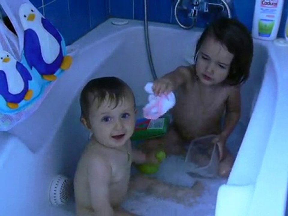 dans le bain