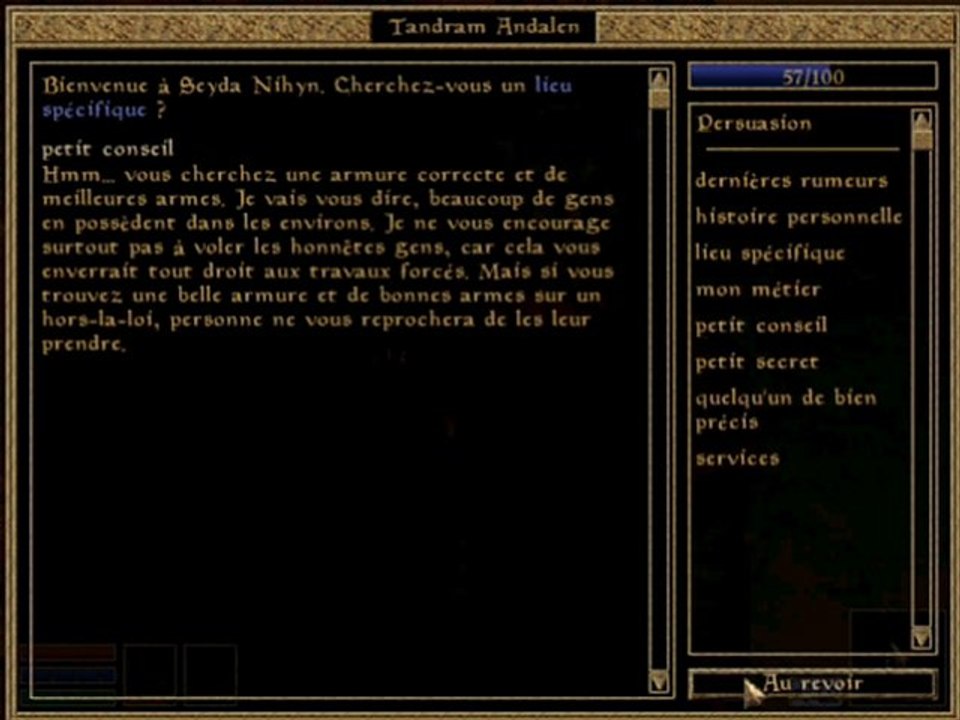 Jouons à Morrowind - 002 (2/2) Palabres