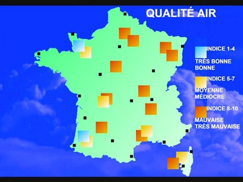 Météo 2 juillet 2010: Chaleur, pollution ozone, orages