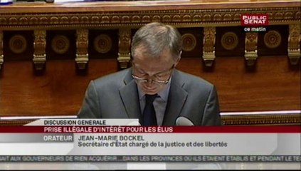 SEANCE,Séance - Proposition de loi sur la prise illégale d'intérêts