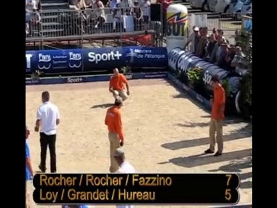 Quart de finale des Masters de pétanque 2010 à Dreux