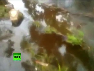 BP- Une étrange pluie qui laisse des flaques de pétrole