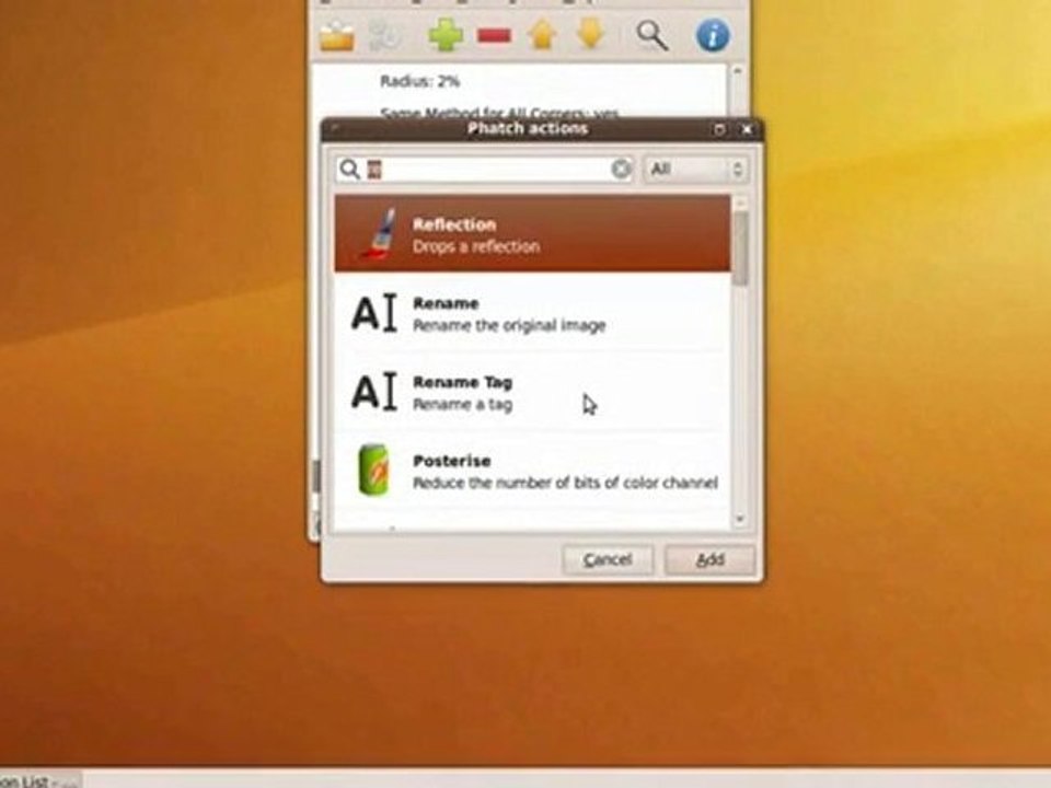 Reviu Dan Tutorial. Efek Pantulan Dengan Phatch.