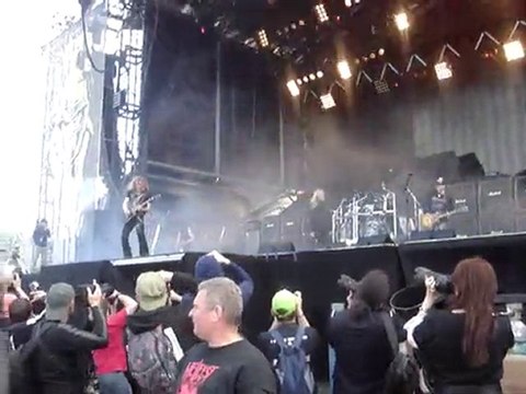 Hellfest 2010 - Saxon - Entrée en scène