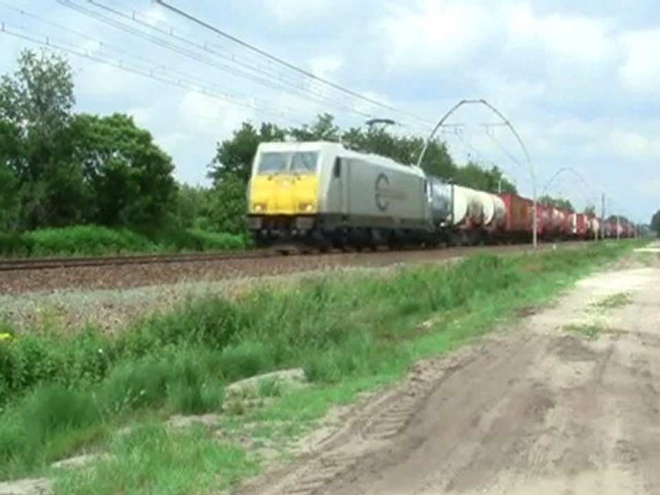 Traxx 186-172 ECR + coup de klaxon