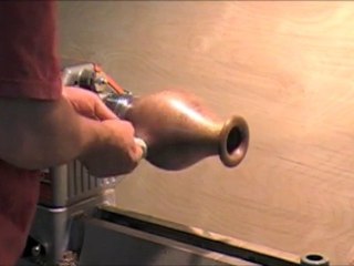 Woodturning..Finishing a Segmented Vase