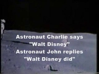 Moon Hoax- Walt Disney Worker's Footprints Seen in Fake Moon