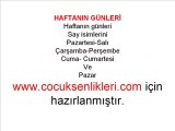 Haftanın Günleri-Çocuk Şarkısı