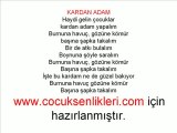 Kardan Adam-Çocuk Şarkısı