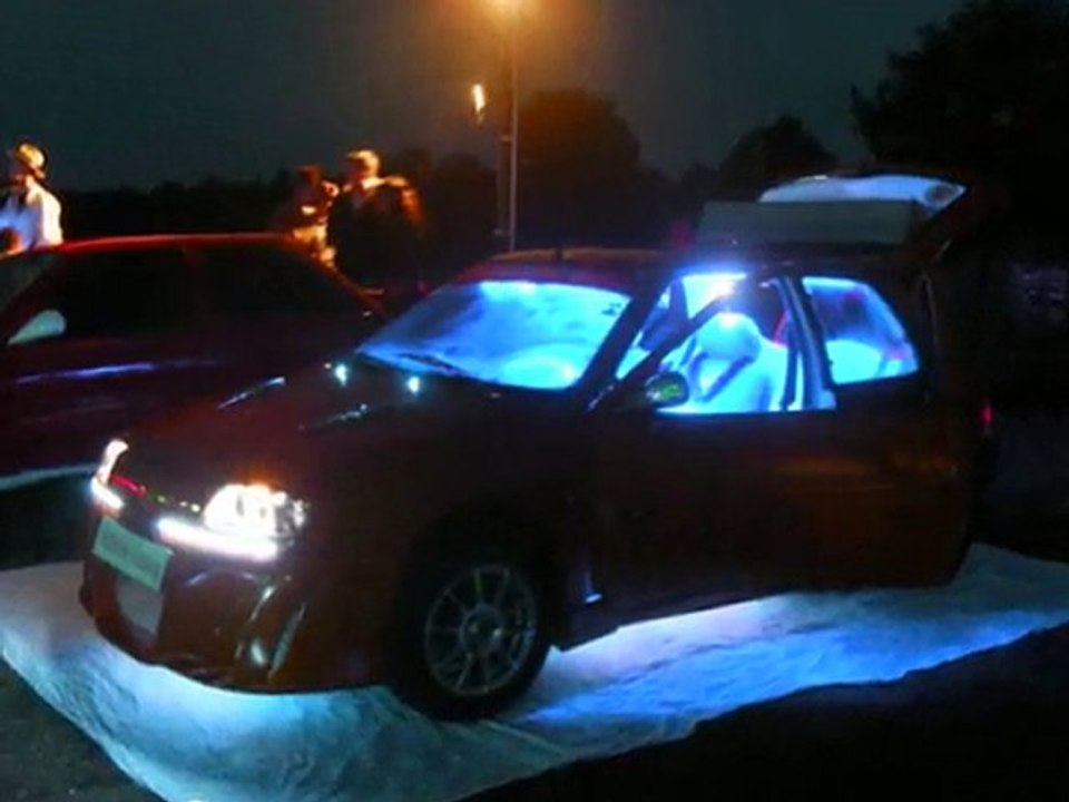 vidéo Meeting Tuning de Draché 2010 show néon