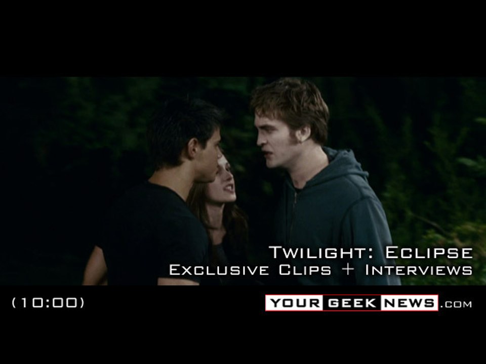Twilight: ECLIPSE Exclusive Clips and Interviews - video Dailymotion