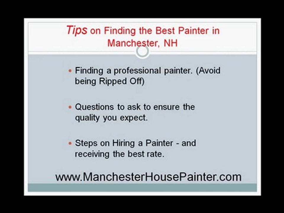 Manchester House Painter| Tips for Hiring