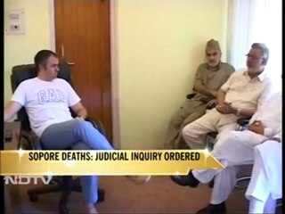 Sopore killings: Govt orders judicial inquiry